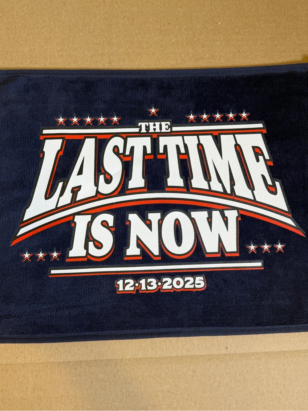 WWE Saturday night Main Event Wash D.C. John Cena final Match Rally Towel